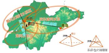 高清彩色地图，看山东十六市地形地貌  -图3