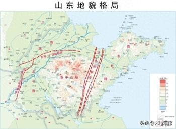 高清彩色地图，看山东十六市地形地貌  -图5